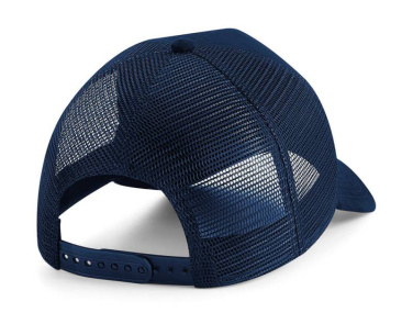 Seemisnahast Snapback veoautosärk, must – Beechfield (4)