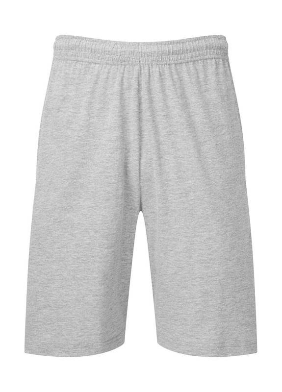Ikoonilised 195 Jersey lühikesed püksid, hall melanž – Fruit of the Loom (1)