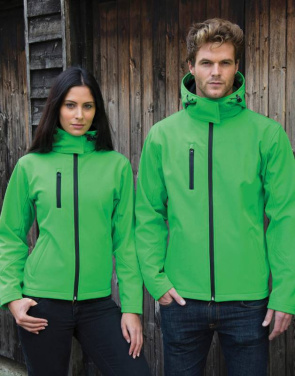 TX Performance kapuutsiga softshell-jope, punane/must – Result Recycled (2)