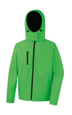 TX Performance kapuutsiga softshell-jope, Erkroheline/must