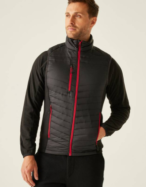 Meeste Navigate hübriidbodywarmer, Must/Pitserihall – Regatta Professional (3)