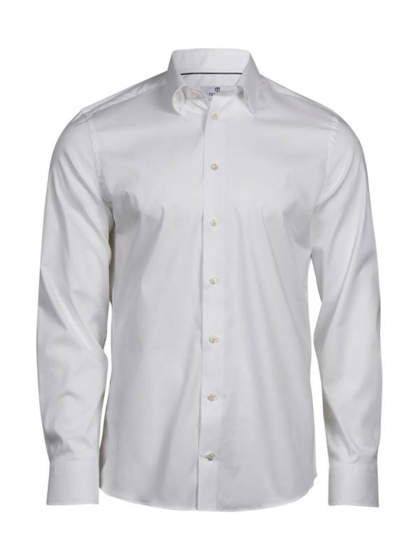 Stretch luksuslik särk, valge – Tee Jays (1)