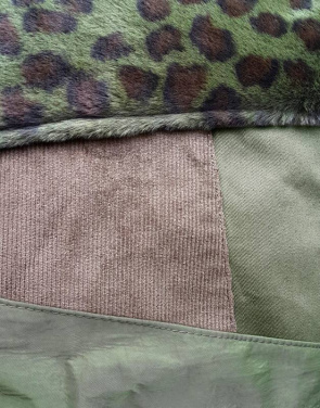 Satomi kunstkarusnahast õlakott, Oliivroheline – SG Accessories - BAGS (3)