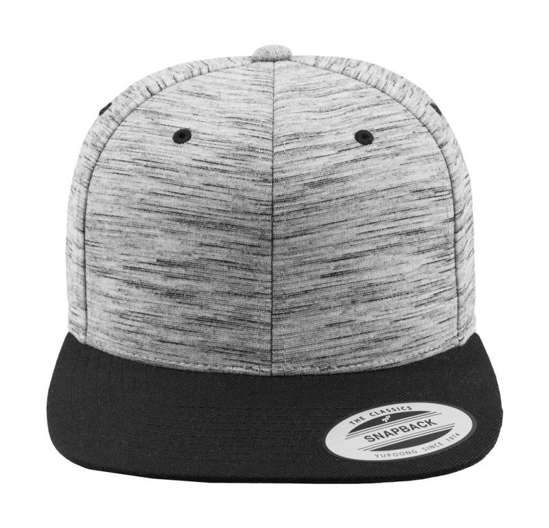Triibud Melange Crown Snapback, must/hall – Flexfit (1)
