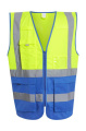 Pro Hi-Vis juhivest, kollane/kuninglik sinine, Kollane/Sinine
