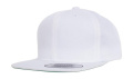 Pro-stiilis Twill Snapback noortemüts, valge