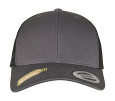 Classics taaskasutatud retro veoautomehe nokamüts kahevärviline, süsihall/must