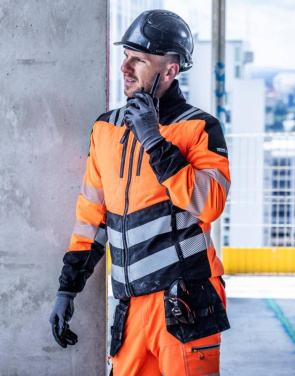 Hi-Vis X-Pro hübriidjakk, must/kollane – Regatta Professional (2)
