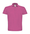 ID.001 Piqué polosärk, fuksiaroosa, Fuksia