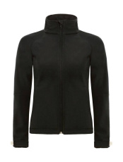 Kapuutsiga softshell-jope/naiste, must