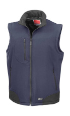 Softshell-bodysoojendaja, tumesinine/must