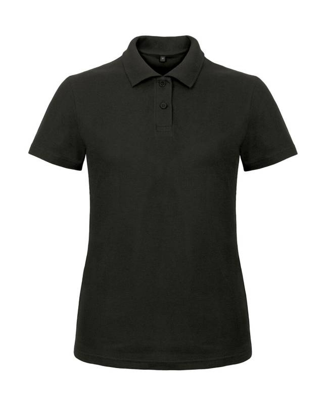 ID.001 /naiste Piqué polosärk, must – B&C (1)