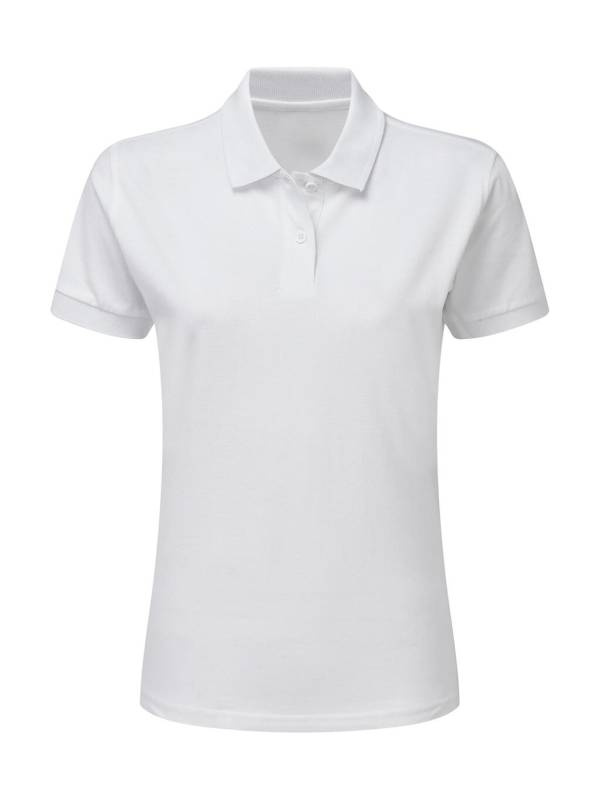 Puuvillast polosärk naistele, valge – SG Originals (1)