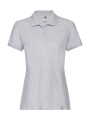 Naiste Premium polosärk, hall melanž, Heather Grey