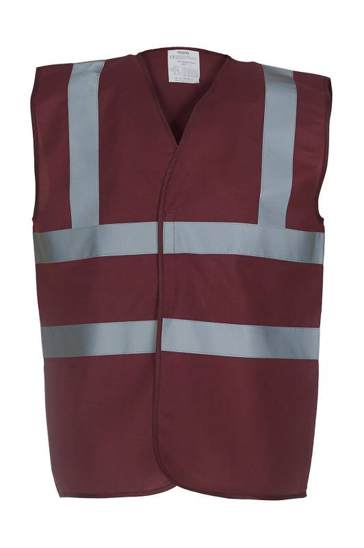 Fluo 2 Band+Brace vest, Maroon – Yoko (1)