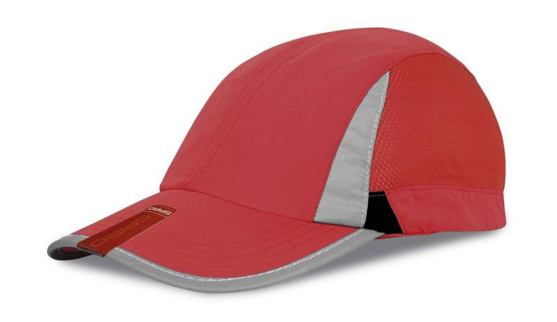 Spiro spordimüts, punane/must – Result Headwear (1)