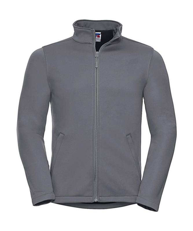 Meeste nutikas softshell-jakk, Konvoi hall – Russell Athletic (1)