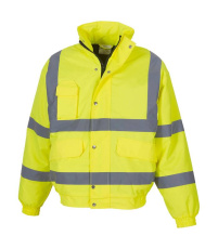Fluo bomberjakk, neoonkollane