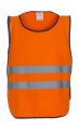 Fluo täiskasvanutele mõeldud vestid, neoonoranž, Fluororanž