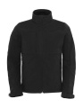 Kapuutsiga softshell-jope/meestele, must