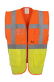 Fluo Executive vest, neoonoranž/neoonkollane, Fluo oranž/fluorestseeruv kollane