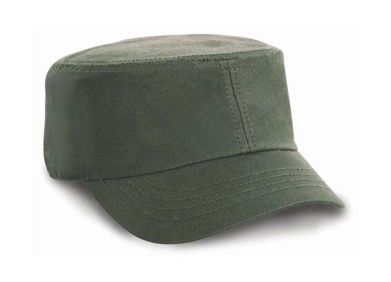 Urban Trooper kergekaaluline nokamüts, Oliivipüree – Result Headwear (1)