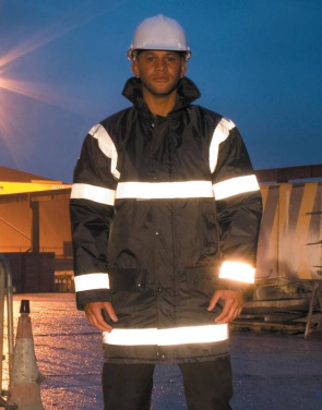 Juhtimismantel, must – Result Work-Guard (3)