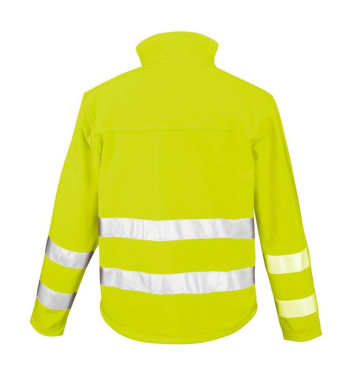 Helkurvestiga softshell-jakk, Fluorestseeruv kollane – Result Safe-Guard (3)