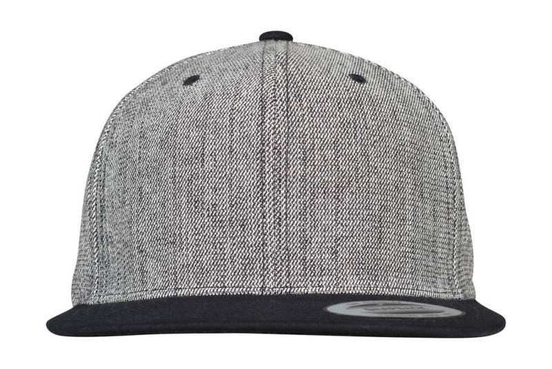 Melange Solid Snapback, must melanž/must – Flexfit (1)