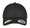 Flexfit taaskasutatud polüester-twill-särk, must