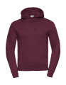 Meeste Authentic kapuutsiga dressipluus, bordoopunane, Burgundia