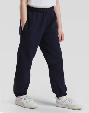 Laste Premium elastse mansettidega dressipüksid, must – Fruit of the Loom (3)