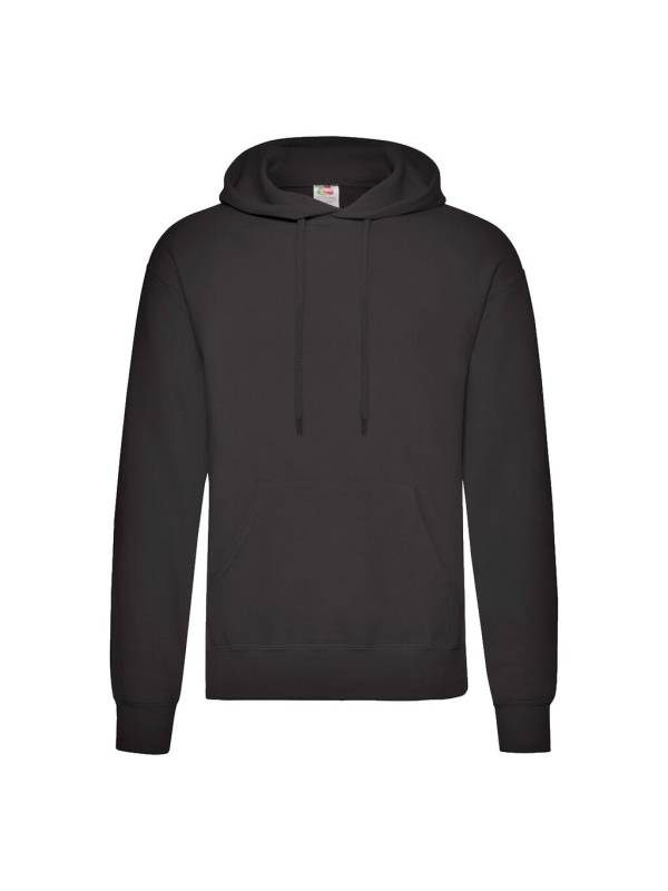Ikooniline premium-klassi kapuutsiga dressipluus, must – Fruit of the Loom (1)