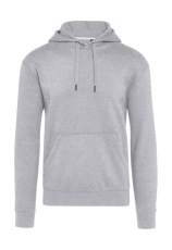 Unisex kapuutsiga dressipluus ilma sildita, hele Oxfordi hall