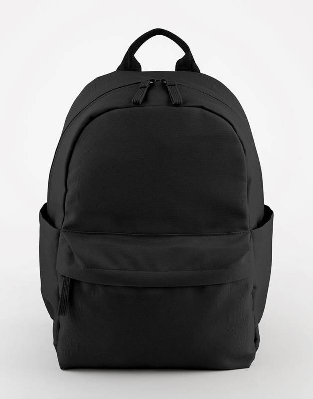 Premium taaskasutatud miniseljakott, must – Bagbase (1)