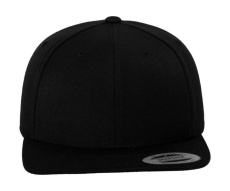Klassikaline snapback-müts, must