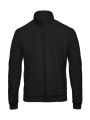 ID.206 50/50 täispikk lukuga dressipluus unisex, must
