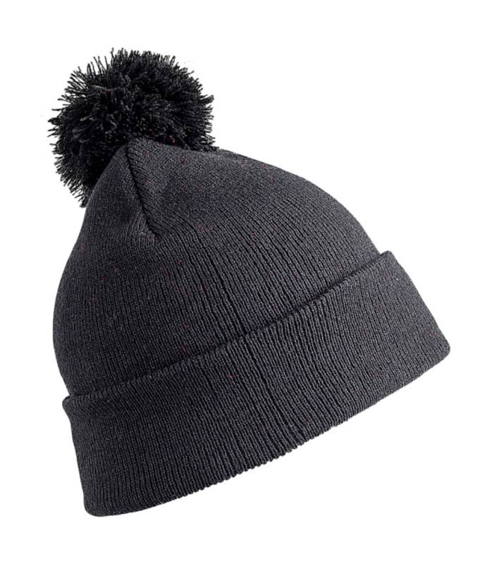 Pom Pom müts, must – Result Winter Essentials (1)