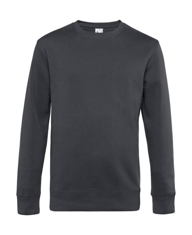 KING Crew Neck, Asfalt – B&C (1)