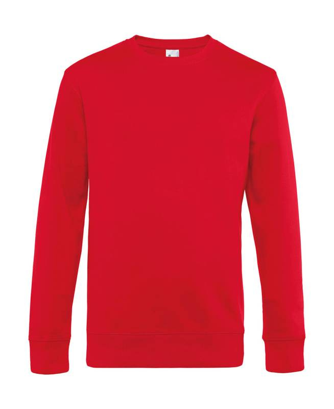 KING Crew Neck, punane – B&C (1)