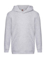 Laste Premium kapuutsiga dressipluus, hall melanž, Heather Grey