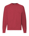 Klassikaline raglani dressipluus, Heather Red
