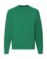 Klassikaline raglani dressipluus, Heather Green