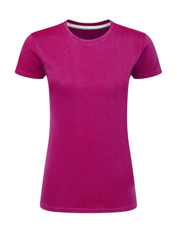 Signature siltideta T-särk naistele, Tume roosa – SG Signature (1)
