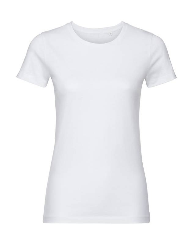 Naiste Pure Organic T-särk, valge – Russell Pure Organic (1)