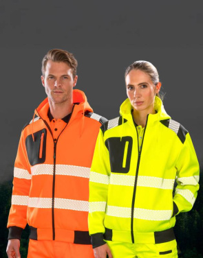 Taaskasutatud vastupidav lukuga turvajakk, Fluorestseeruv kollane – Result Recycled (4)