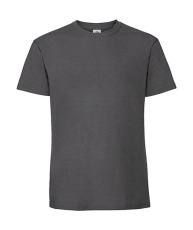 Ikooniline 195 Ringspun Premium T-särk, Hele grafiit
