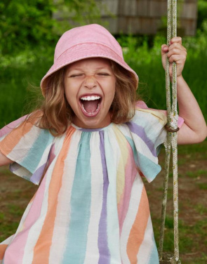 Juunioride vintage-tüüpi ämbrimüts, Vintage hämar roosa – Beechfield (3)