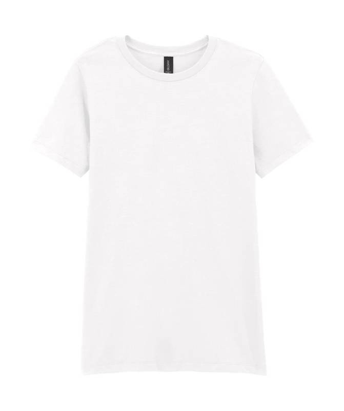 Naiste Softstyle CVC T-särk, valge – Gildan (1)