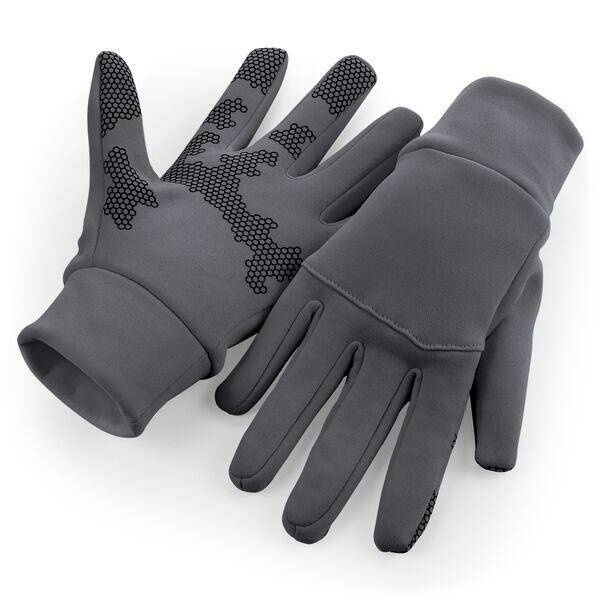 Softshell Sports Tech kindad, Grafiithall – Beechfield (1)